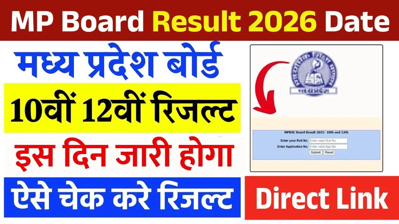MP Board Result 2026 Date