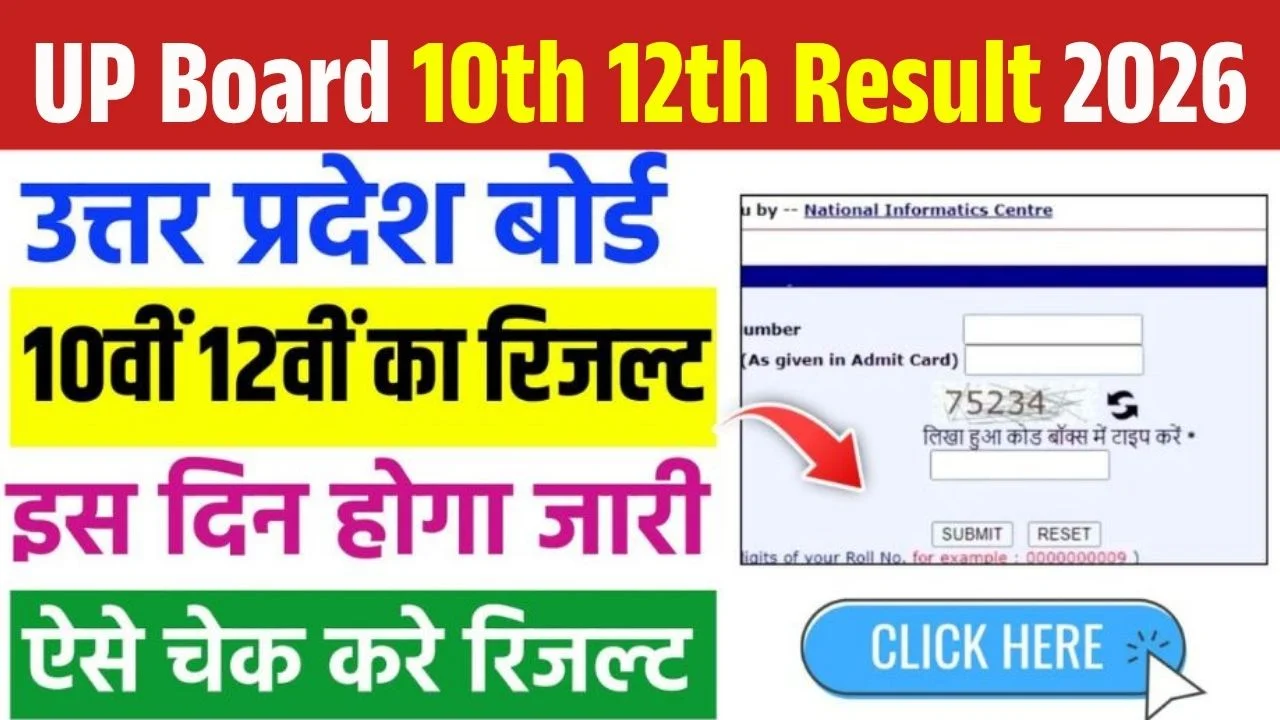 UP Board 10th 12th Result 2026